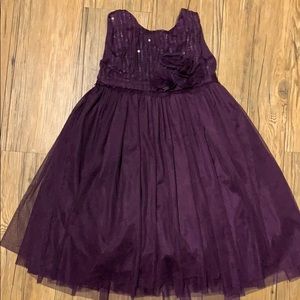 Dark purple party dress!